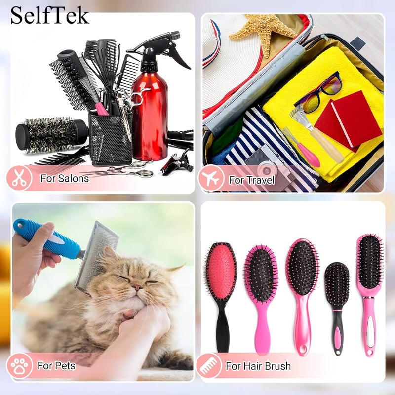 SelfTek 4 Pack Hair Brush Cleaning Tool for Removing Hair and Dust - Home or Salon Use - Image 5